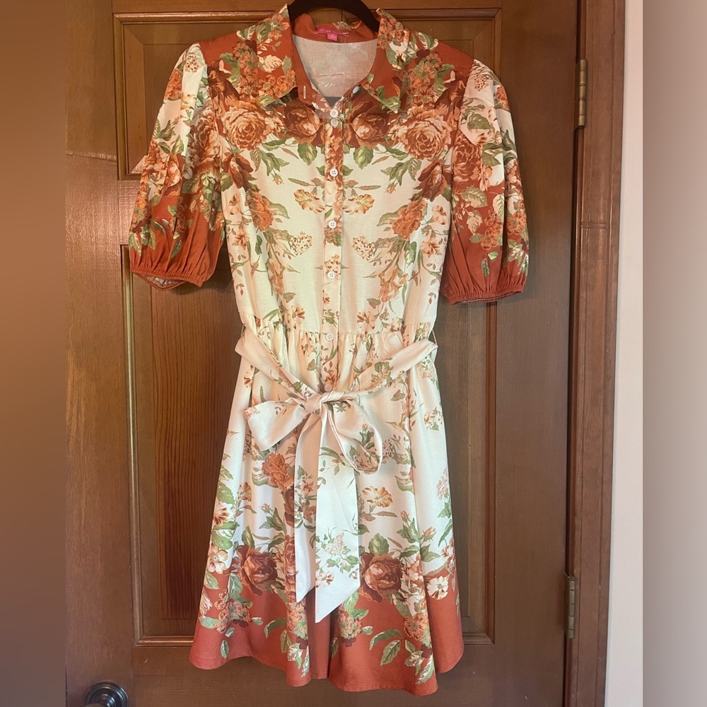 NWT Flying Tomato Hidden Gem Woven Mini Dress Size Medium - Picture 2 of 4